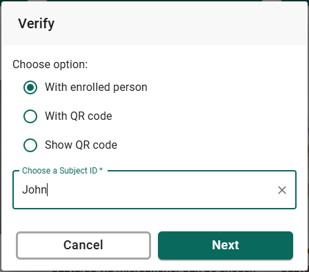 VerifySelected