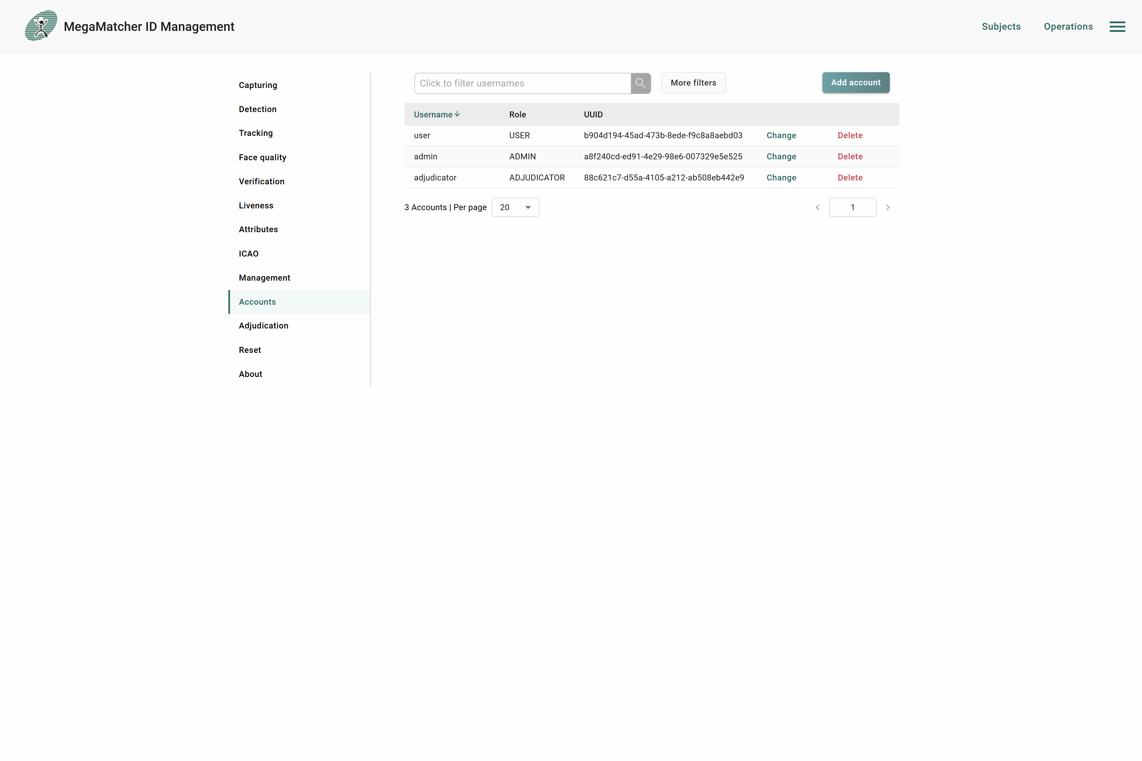SettingsAccounts